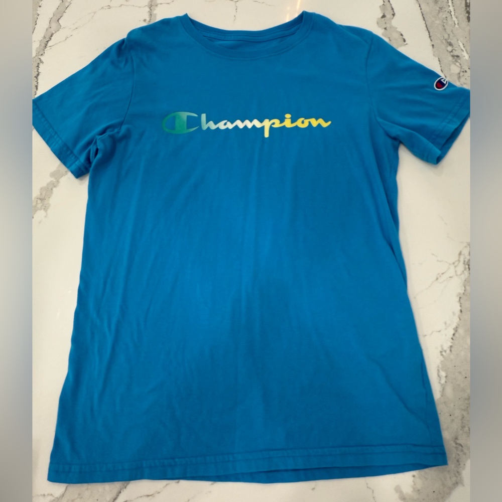 Champion Teal Short Sleeve Tee